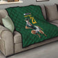 South Africa Rugby Custom Quilt Glory Be To Springboks - African Pride