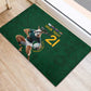 South Africa Rugby Custom Rubber Doormat Glory Be To Springboks - African Pride
