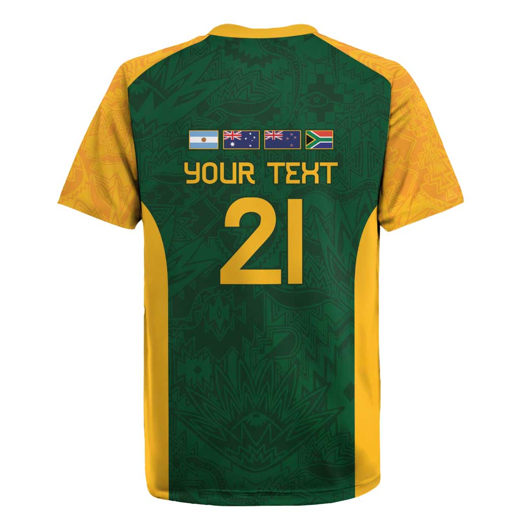 South Africa Rugby Custom Rugby Jersey Glory Be To Springboks - African Pride