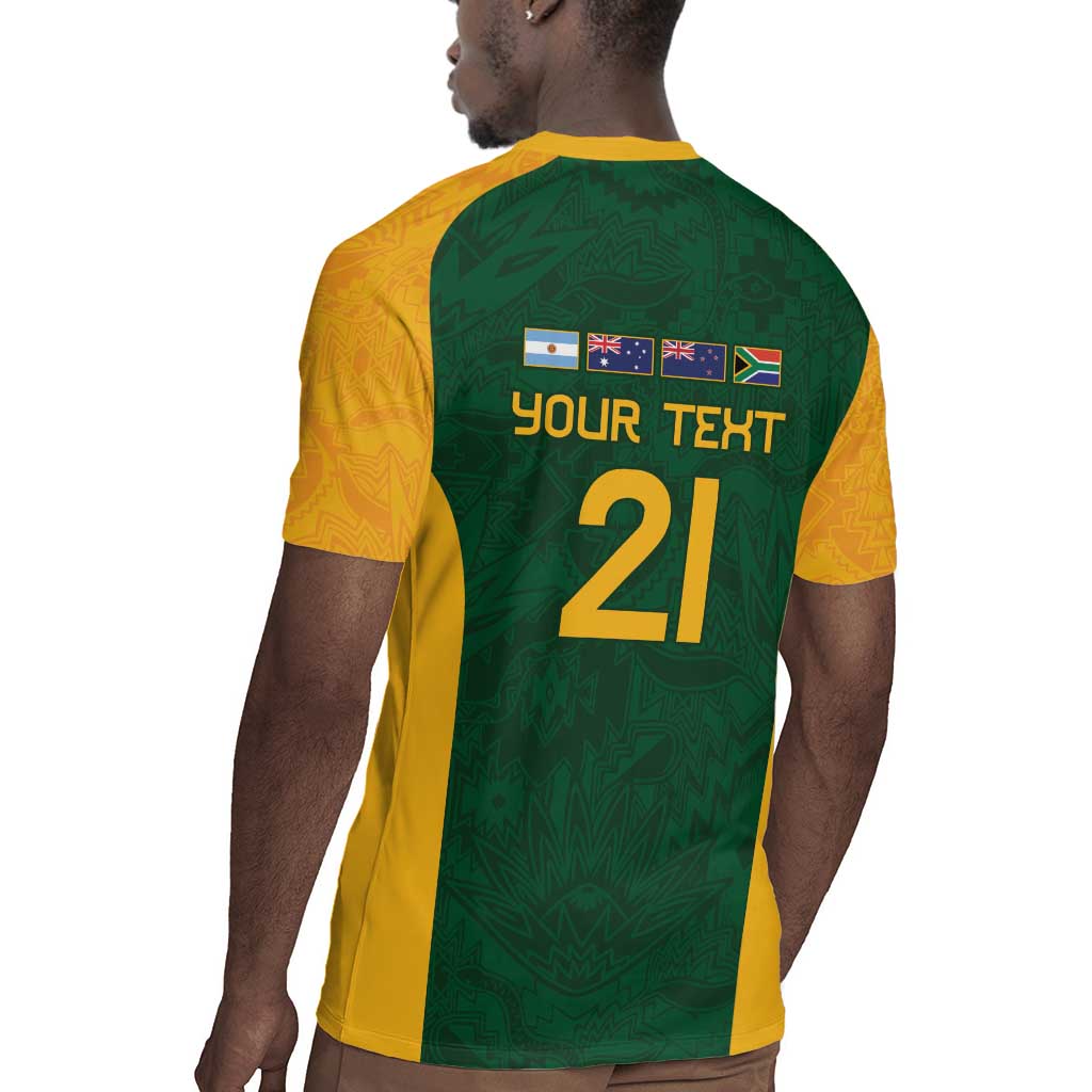 South Africa Rugby Custom Rugby Jersey Glory Be To Springboks - African Pride