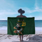 South Africa Rugby Custom Sarong Glory Be To Springboks - African Pride