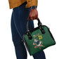 South Africa Rugby Custom Shoulder Handbag Glory Be To Springboks - African Pride