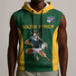 South Africa Rugby Custom Sleeveless Hoodie Glory Be To Springboks - African Pride
