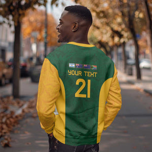 South Africa Rugby Custom Sweatshirt Glory Be To Springboks - African Pride