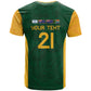 South Africa Rugby Custom T shirt Glory Be To Springboks - African Pride
