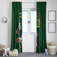 South Africa Rugby Custom Window Curtain Glory Be To Springboks - African Pride