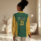South Africa Rugby Custom Women Casual Shirt Glory Be To Springboks - African Pride