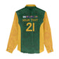 South Africa Rugby Custom Women Casual Shirt Glory Be To Springboks - African Pride