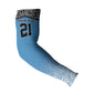 Botswana Cricket Custom Arm Sleeves Baggy Blues African Zebra Skins Pattern