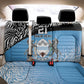Botswana Cricket Custom Back Car Seat Cover Baggy Blues African Zebra Skins Pattern - African Pride