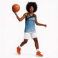 Botswana Cricket Custom Basketball Jersey Baggy Blues African Zebra Skins Pattern - African Pride