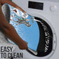 Botswana Cricket Custom Bathroom Set Baggy Blues African Zebra Skins Pattern
