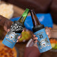 Botswana Cricket Custom 4 in 1 Can Cooler Tumbler Baggy Blues African Zebra Skins Pattern - African Pride