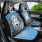 Botswana Cricket Custom Car Seat Cover Baggy Blues African Zebra Skins Pattern - African Pride