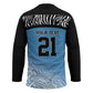 Botswana Cricket Custom Hockey Jersey Baggy Blues African Zebra Skins Pattern