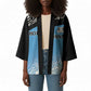 Botswana Cricket Custom Kimono Baggy Blues African Zebra Skins Pattern