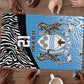 Botswana Cricket Custom Puzzle Baggy Blues African Zebra Skins Pattern