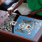 Botswana Cricket Custom Puzzle Baggy Blues African Zebra Skins Pattern