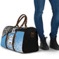 Botswana Cricket Custom Travel Bag Baggy Blues African Zebra Skins Pattern