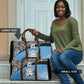 Botswana Cricket Custom Travel Bag Baggy Blues African Zebra Skins Pattern