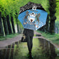 Botswana Cricket Custom Umbrella Baggy Blues African Zebra Skins Pattern
