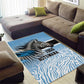 Botswana Independence Day 1966 Area Rug Tribal African Zebra Skins Pattern - African Pride