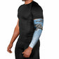 Botswana Independence Day 1966 Arm Sleeves Tribal African Zebra Skins Pattern