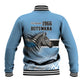 Botswana Independence Day 1966 Baseball Jacket Tribal African Zebra Skins Pattern - African Pride