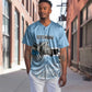 Botswana Independence Day 1966 Baseball Jersey Tribal African Zebra Skins Pattern - African Pride