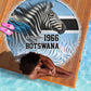 Botswana Independence Day 1966 Beach Blanket Tribal African Zebra Skins Pattern - African Pride