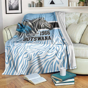 Botswana Independence Day 1966 Blanket Tribal African Zebra Skins Pattern - African Pride