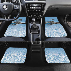 Botswana Independence Day 1966 Car Mats Tribal African Zebra Skins Pattern - African Pride