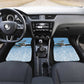 Botswana Independence Day 1966 Car Mats Tribal African Zebra Skins Pattern - African Pride