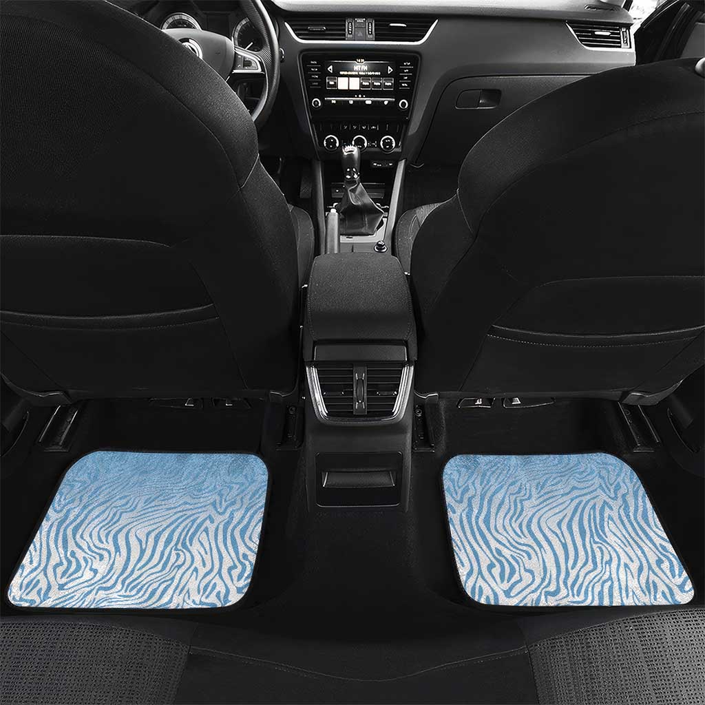 Botswana Independence Day 1966 Car Mats Tribal African Zebra Skins Pattern - African Pride