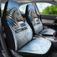 Botswana Independence Day 1966 Car Seat Cover Tribal African Zebra Skins Pattern - African Pride