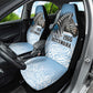 Botswana Independence Day 1966 Car Seat Cover Tribal African Zebra Skins Pattern - African Pride