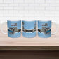 Botswana Independence Day 1966 Ceramic Mug Tribal African Zebra Skins Pattern