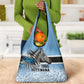 Botswana Independence Day 1966 Grocery Bag Tribal African Zebra Skins Pattern - African Pride