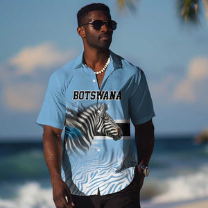Botswana Independence Day 1966 Hawaiian Shirt Tribal African Zebra Skins Pattern - African Pride