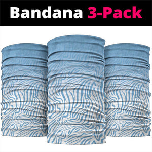 Botswana Independence Day 1966 Neck Gaiter Tribal African Zebra Skins Pattern - African Pride