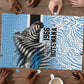 Botswana Independence Day 1966 Puzzle Tribal African Zebra Skins Pattern