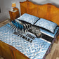 Botswana Independence Day 1966 Quilt Bed Set Tribal African Zebra Skins Pattern - African Pride