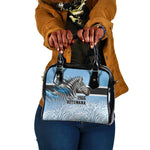 Botswana Independence Day 1966 Shoulder Handbag Tribal African Zebra Skins Pattern - African Pride
