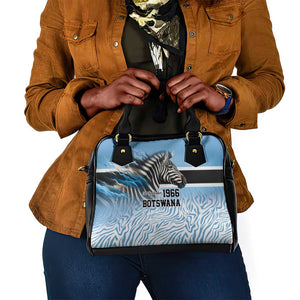 Botswana Independence Day 1966 Shoulder Handbag Tribal African Zebra Skins Pattern - African Pride