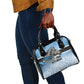 Botswana Independence Day 1966 Shoulder Handbag Tribal African Zebra Skins Pattern - African Pride