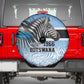 Botswana Independence Day 1966 Spare Tire Cover Tribal African Zebra Skins Pattern - African Pride