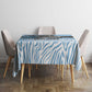 Botswana Independence Day 1966 Tablecloth Tribal African Zebra Skins Pattern - African Pride