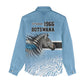 Botswana Independence Day 1966 Women Casual Shirt Tribal African Zebra Skins Pattern - African Pride