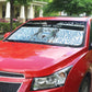 Botswana Personalized Auto Sun Shade African Zebra Skins Pattern