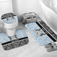 Botswana Personalized Bathroom Set African Zebra Skins Pattern